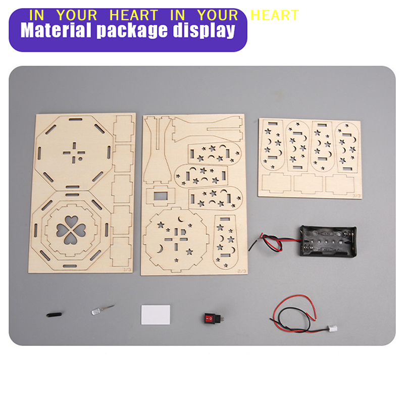 【X】Wood Craft Kit Colorful Sma - Science Toys Diy incelemesi ve fiyatı