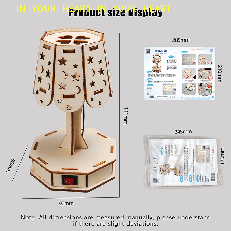 【X】Wood Craft Kit Colorful Sma - Science Toys Diy incelemesi ve fiyatı