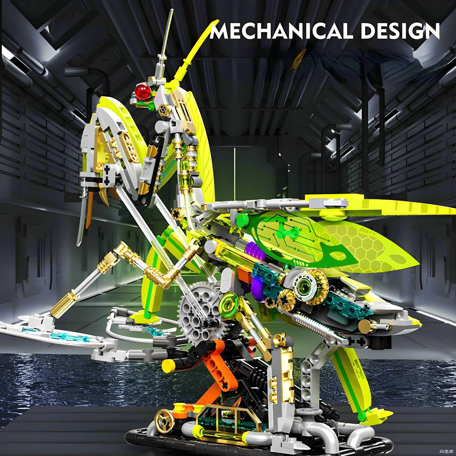 DIY Mantis building blocks sem - Science Toys Diy incelemesi ve fiyatı
