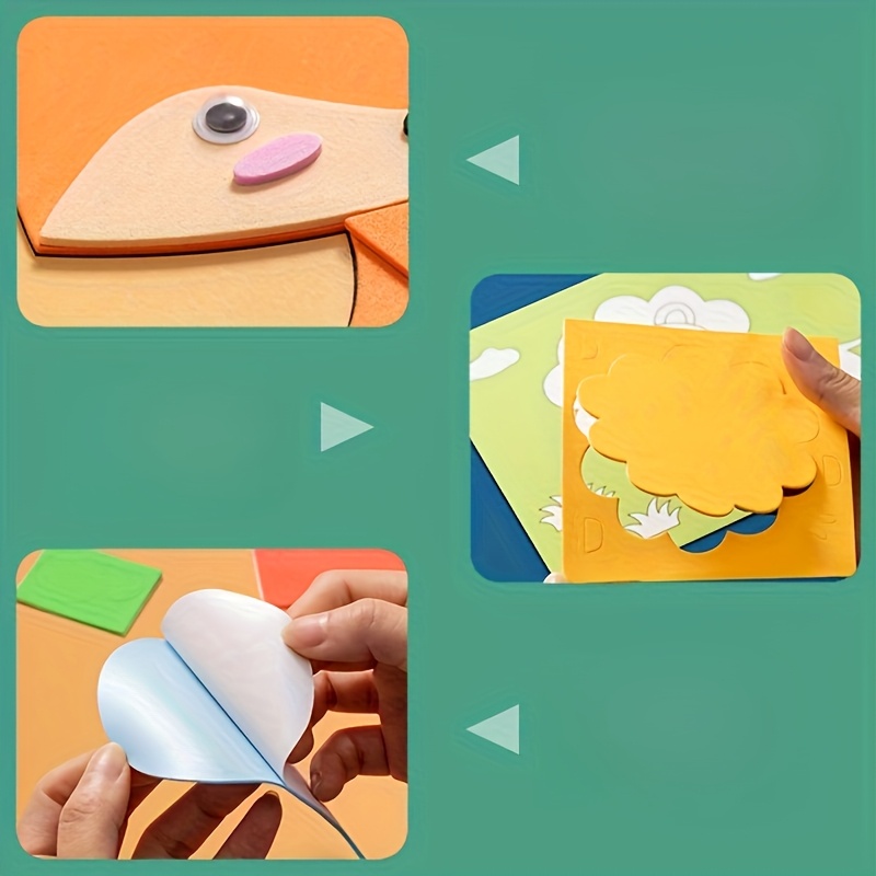 Children's 3D Stickers, 10 Ran - Science Toys Diy incelemesi ve fiyatı