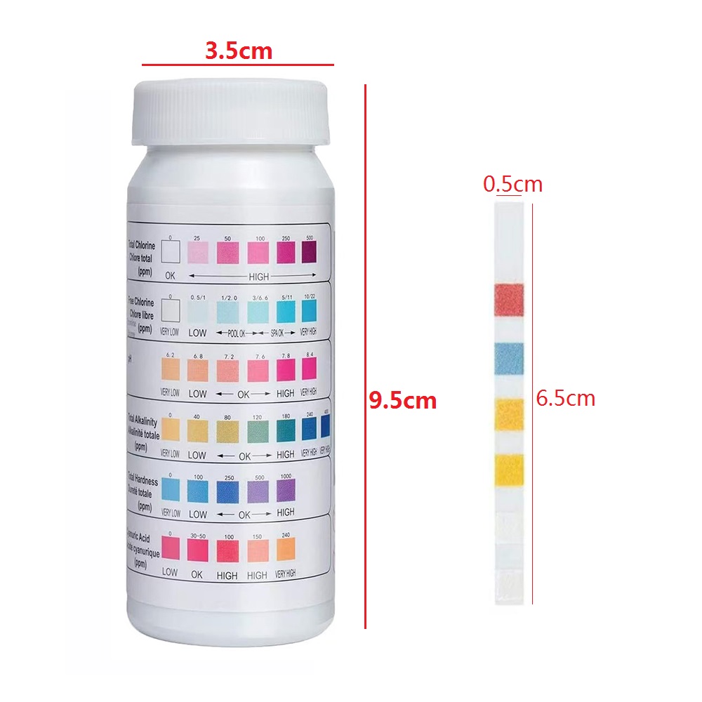 50pcs/Bottle Multipurpose 6 in - Ph Strip Test incelemesi ve fiyatı
