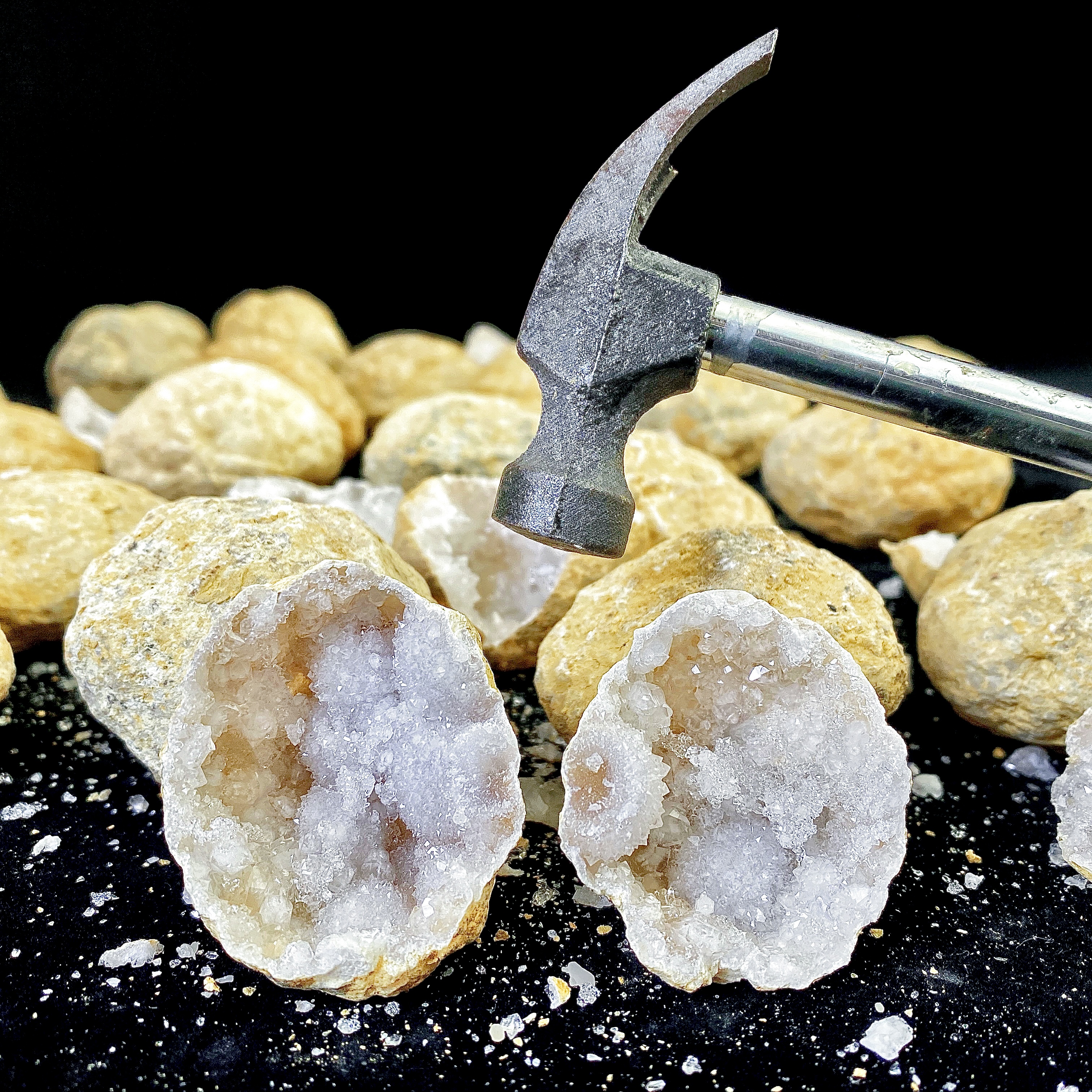 Random 1PC Unopened Natural Ag - Geode Crystal Break incelemesi ve fiyatı