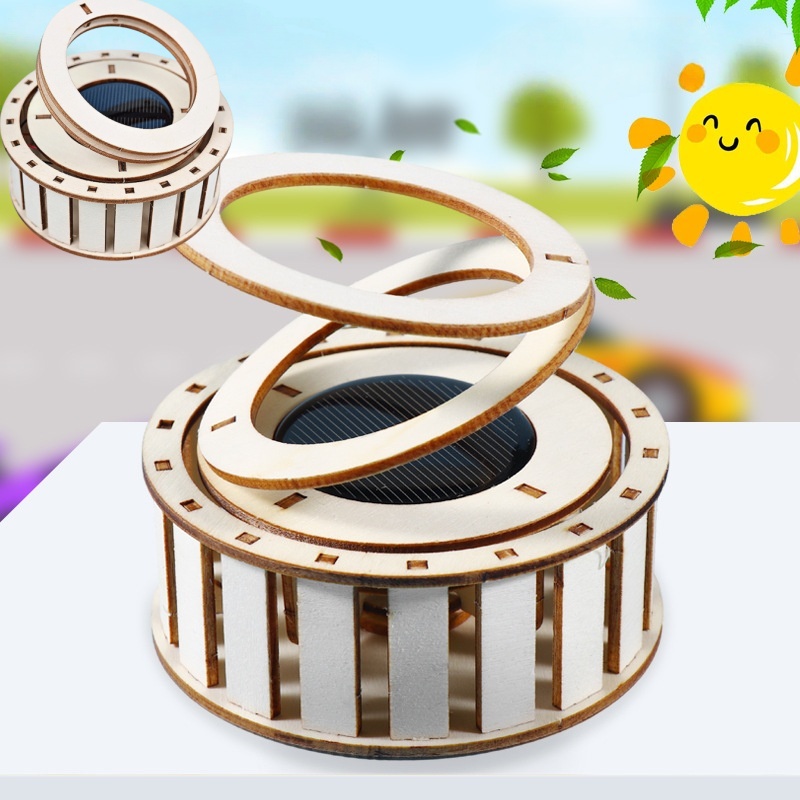 1 PCS DIY Solar Double Ring Ma - Science Toys Diy incelemesi ve fiyatı