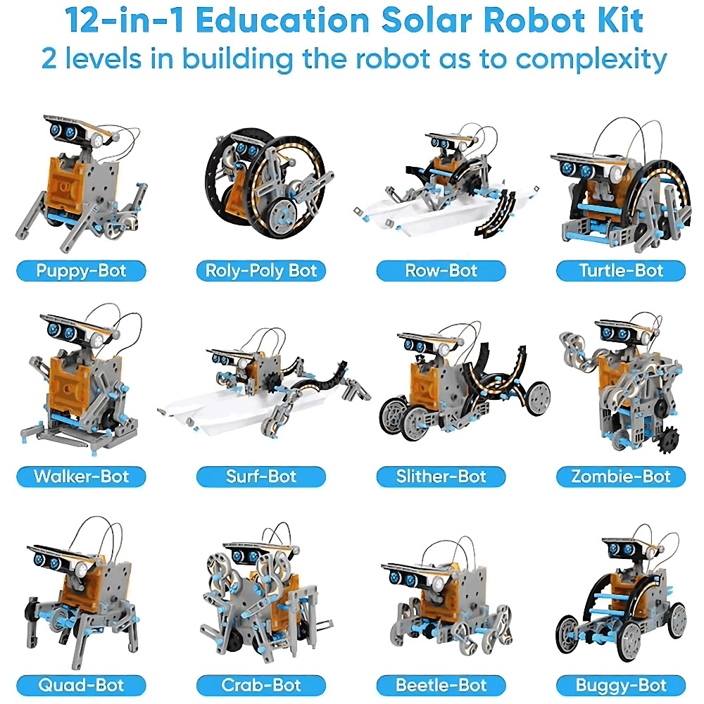 Solar Robot Building Blocks 12 - Science Toys Diy incelemesi ve fiyatı