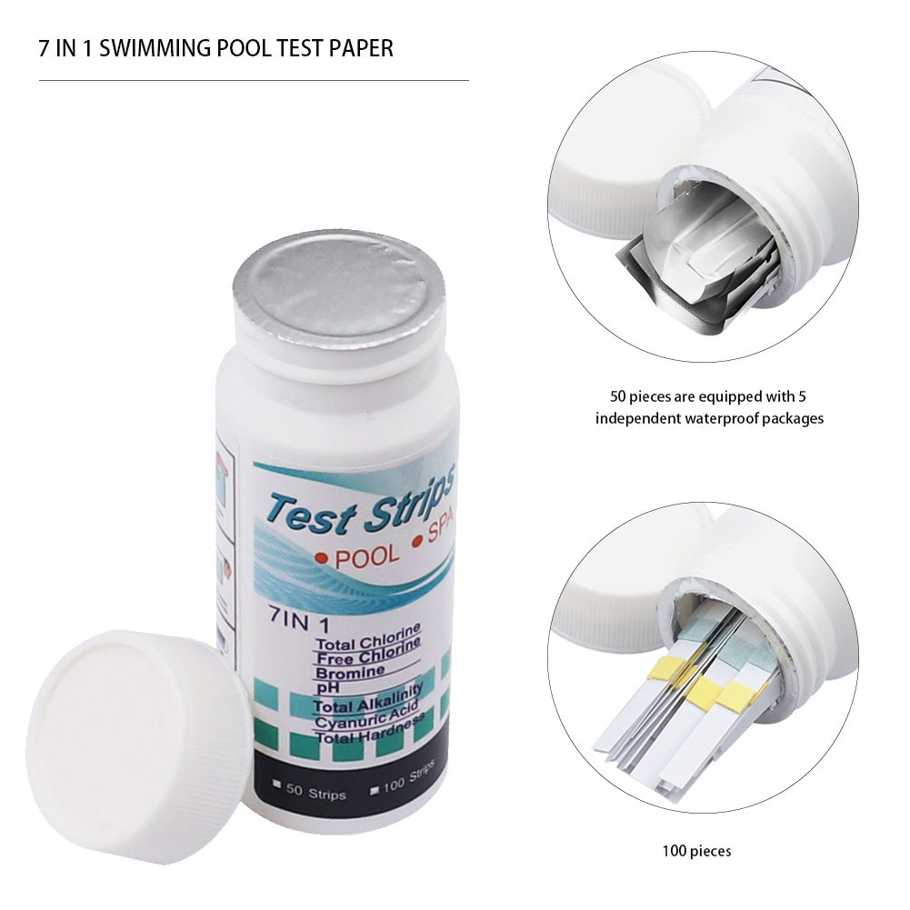 7 in 1 Swimming Pool PH Test P - Ph Strip Test incelemesi ve fiyatı