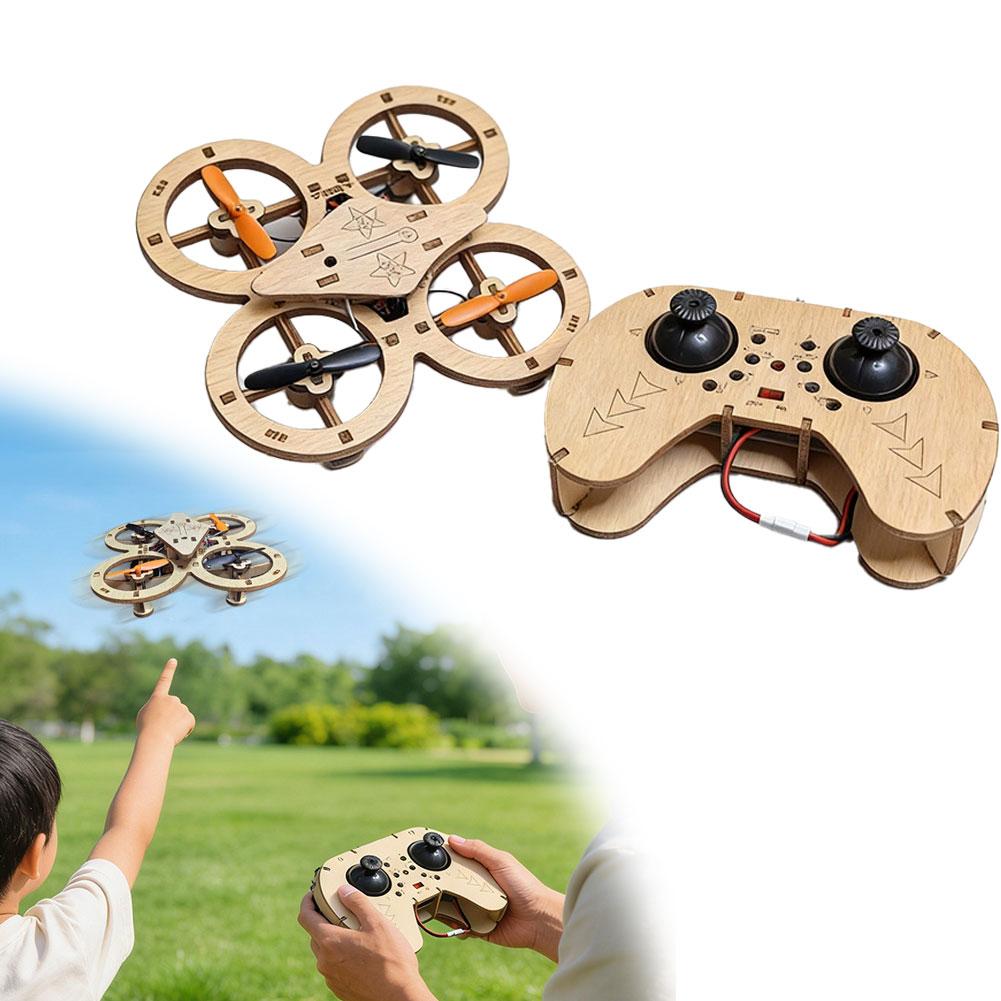 DIY Wooden RC Drone Quadcopter - Science Toys Diy incelemesi ve fiyatı
