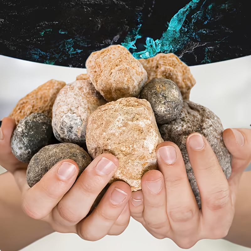 10pcs Natural Quartz Geode Egg - Geode Crystal Break incelemesi ve fiyatı