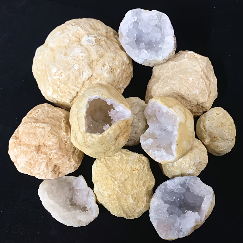 10pcs Natural Quartz Geode Egg - Geode Crystal Break incelemesi ve fiyatı