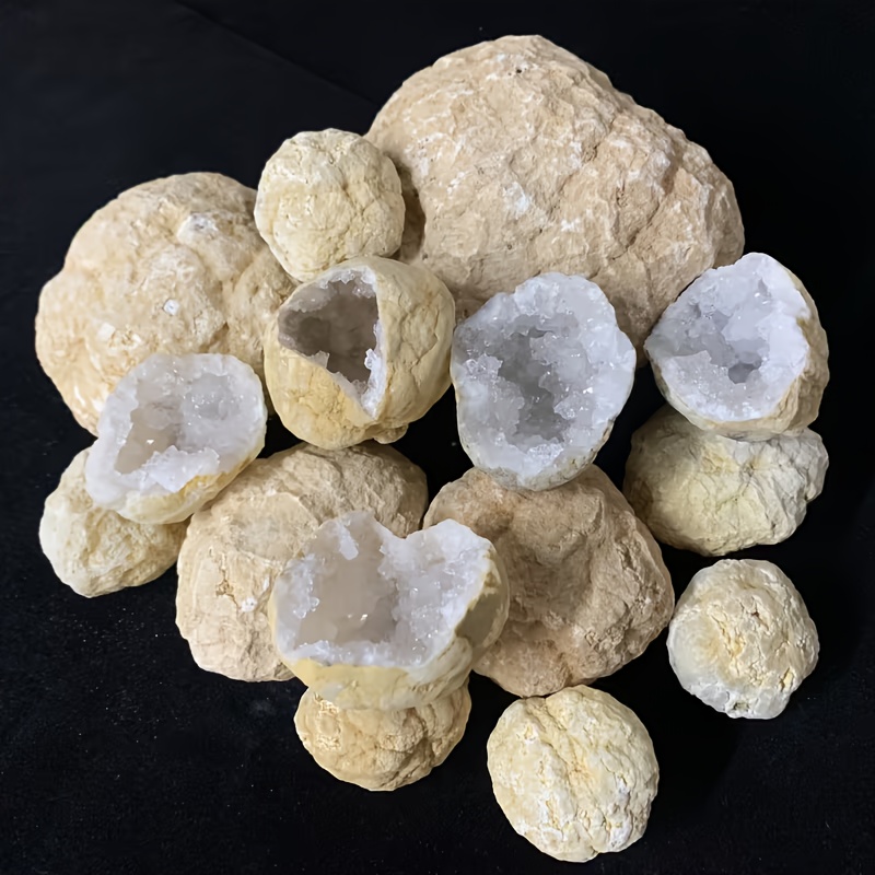 10pcs Natural Quartz Geode Egg - Geode Crystal Break incelemesi ve fiyatı