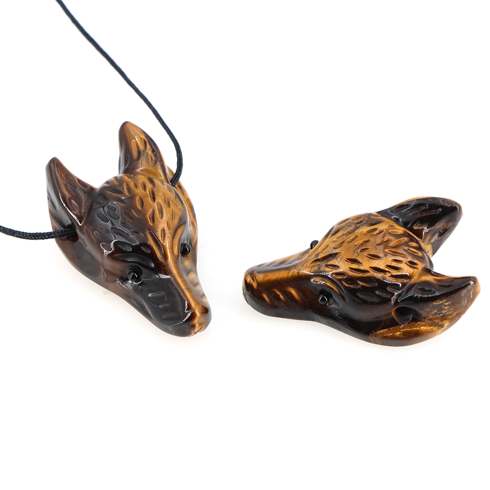 40mm Wolf Head Stone Pendant N - Science Nature incelemesi ve fiyatı