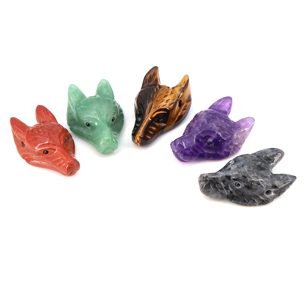 40mm Wolf Head Stone Pendant N - Science Nature incelemesi ve fiyatı
