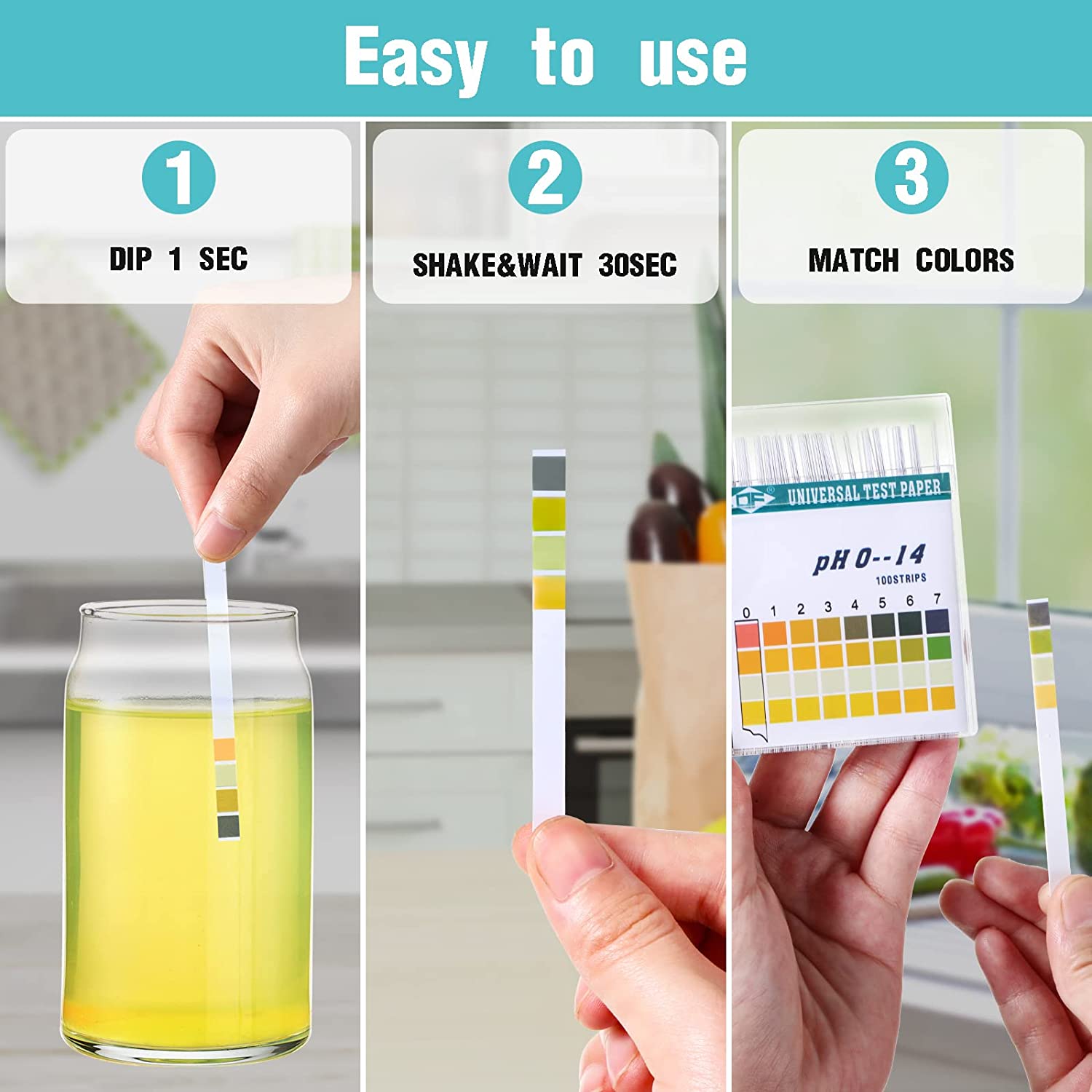 100 Strips 0-14 PH Alkaline Ac - Ph Strip Test incelemesi ve fiyatı