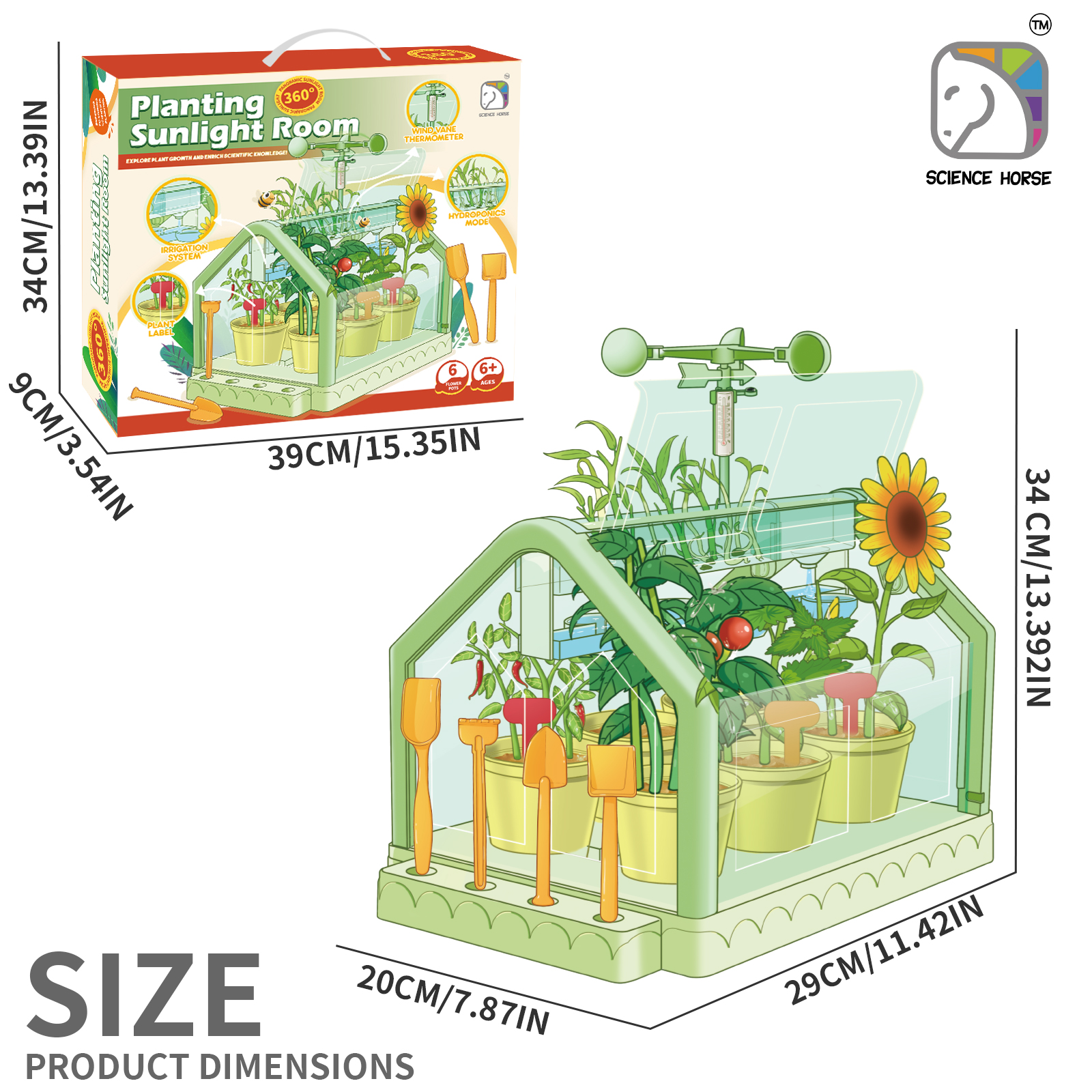 SCIENCE HORSE DIY Plant Greenh - Science Nature incelemesi ve fiyatı
