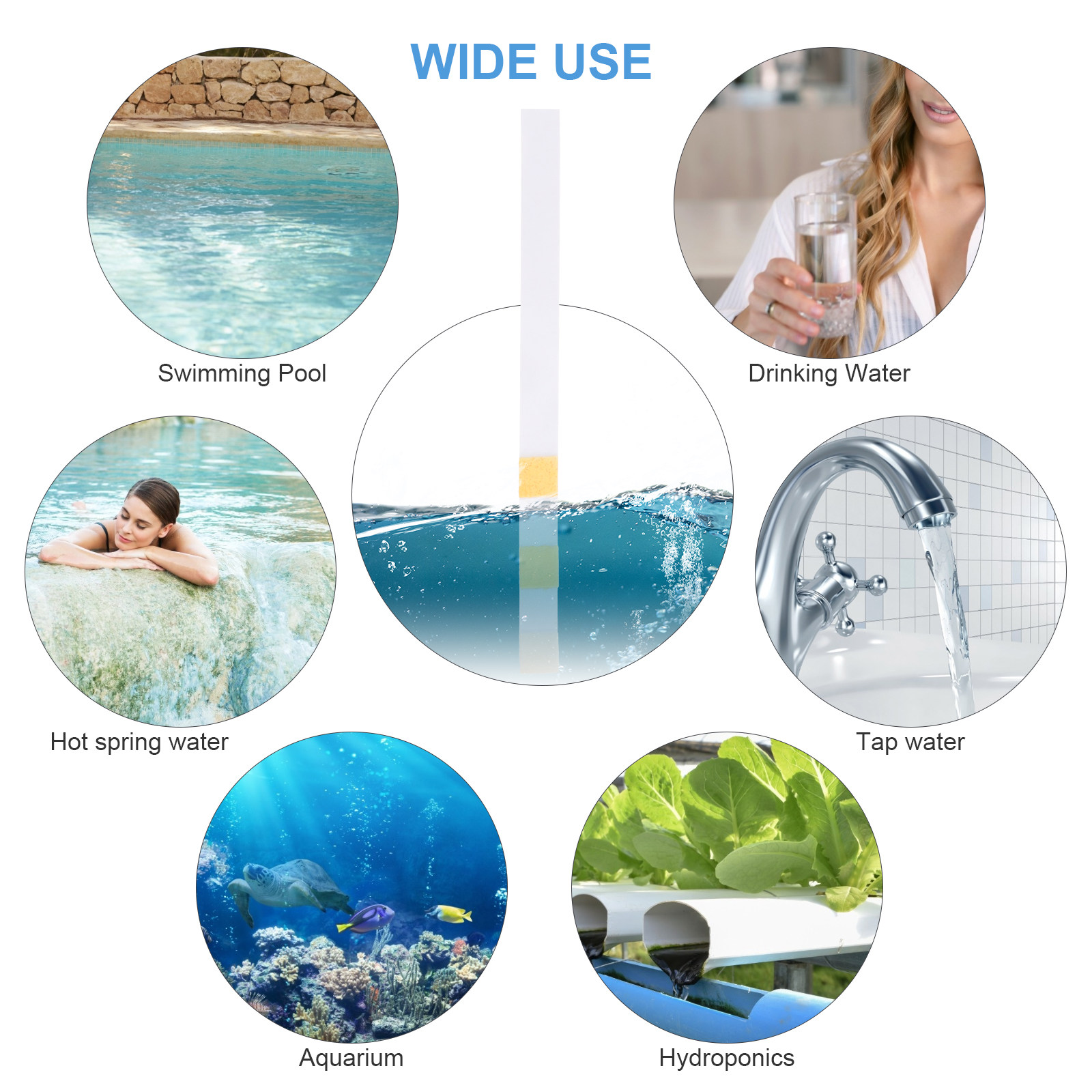 50Pcs Water Testing Strips PH  - Ph Strip Test incelemesi ve fiyatı