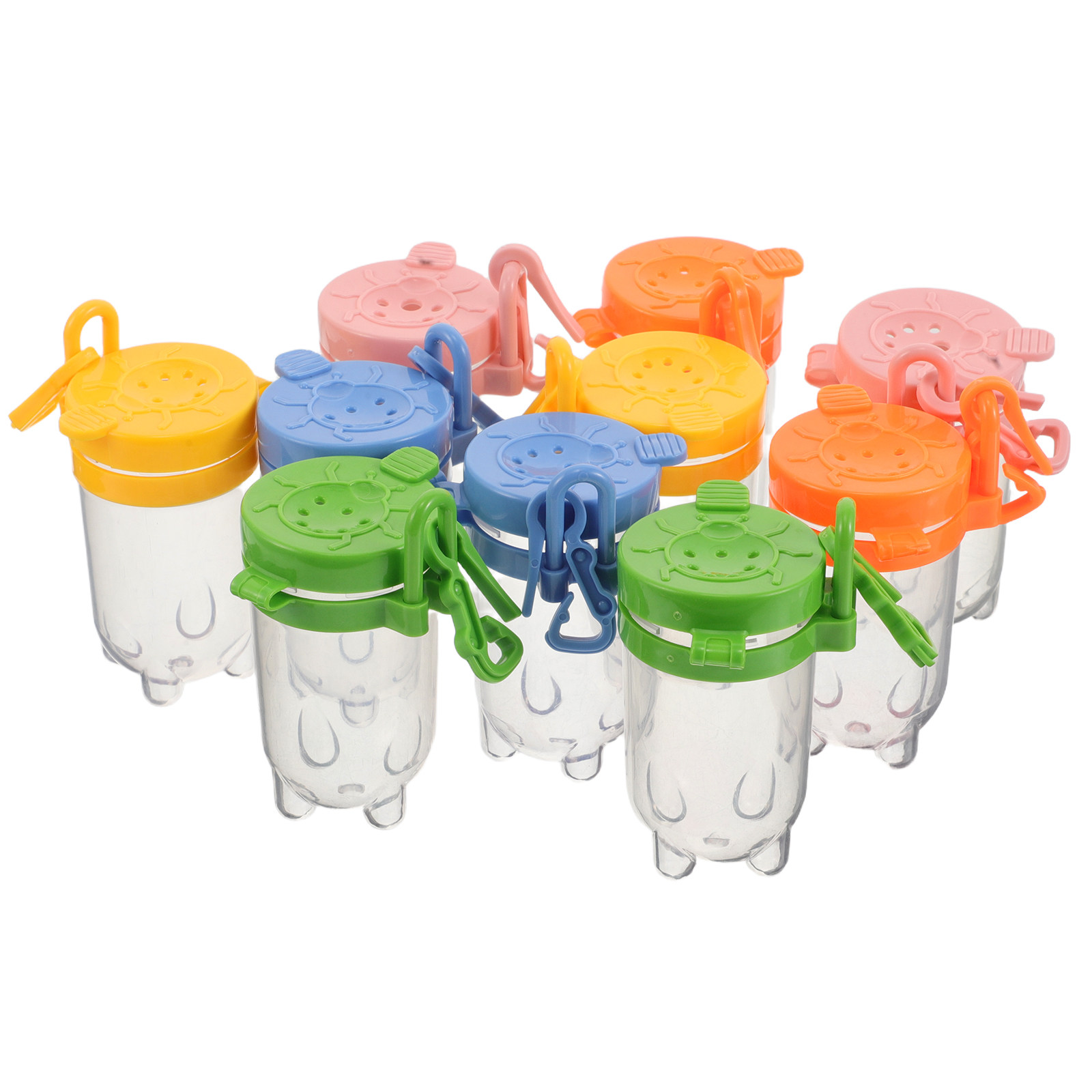 10Pcs Clear Plastic Bug Jars F - Science Nature incelemesi ve fiyatı