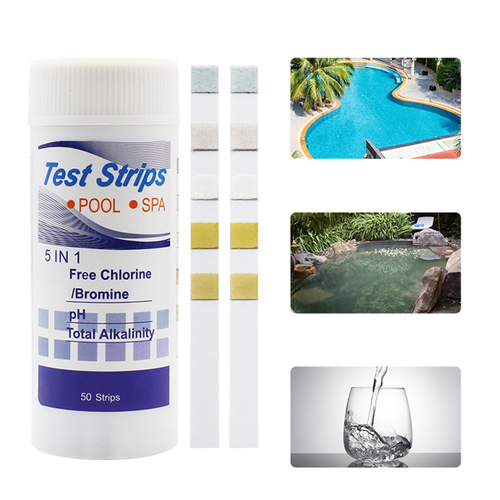 50pcs Multipurpose Chlorine PH - Ph Strip Test incelemesi ve fiyatı