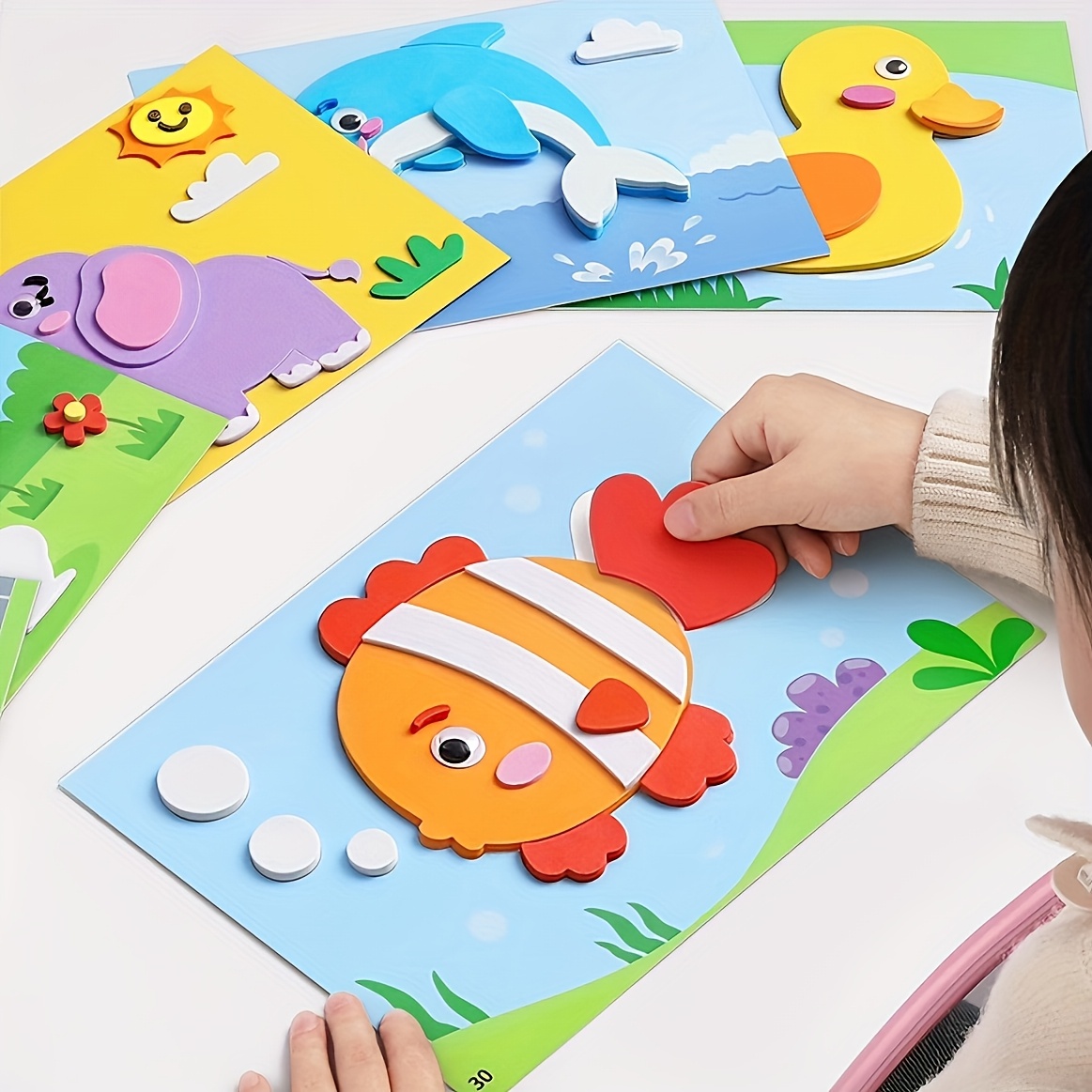 3D Stickers for Kids, Disposab - Science Toys Diy incelemesi ve fiyatı